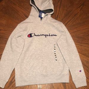 grey champion hoodie